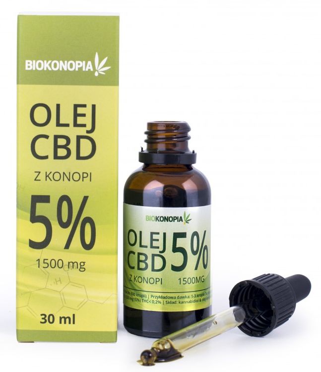 

Biokonopia Olejek Konopny 5% Cbd 1500mg 30ml Polsk