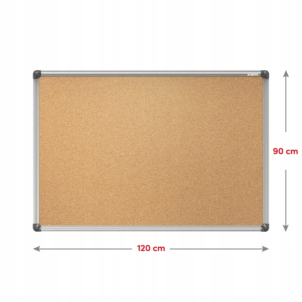 Tablica korkowa 120x90 ALU + pineski GRATIS!!! Marka Allboards