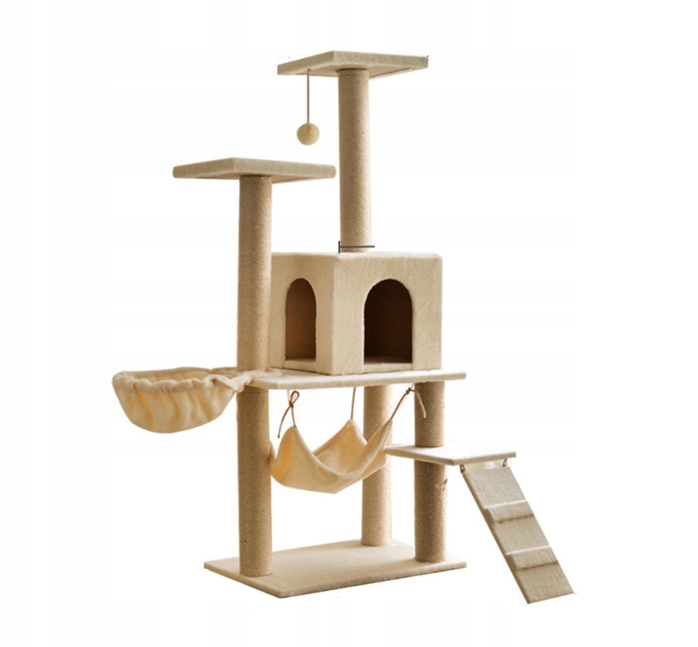 Levně Škrabadlo pro kočky pro kočky strom, věž, Pelíšek