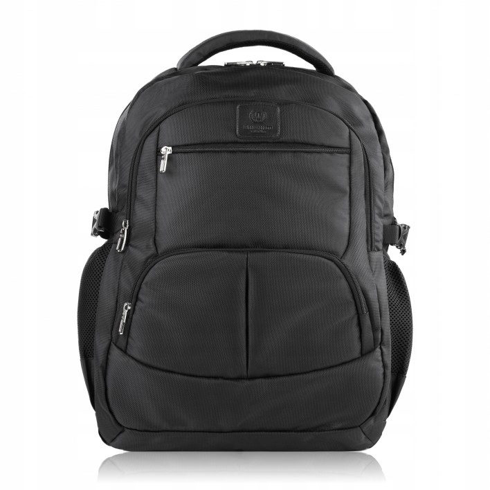 Plecak męski szkolny na laptopa młodzieżowy czarny do pracy duży pojemny