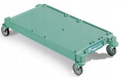 Levně Velká Zelená Platforma S Kolečky (k)