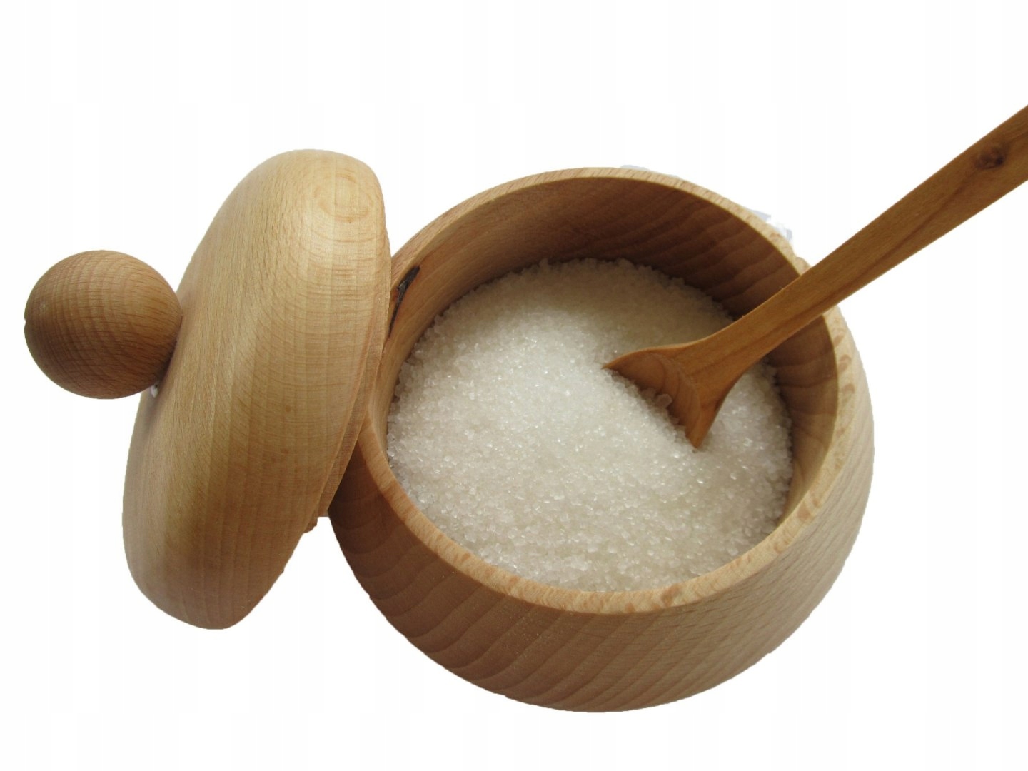 

Cukierniczka cukiernica z drewnianą łyżeczką eko