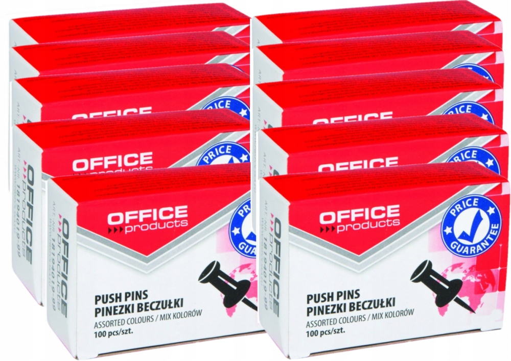

Pinezki beczułki Office Products 1000szt