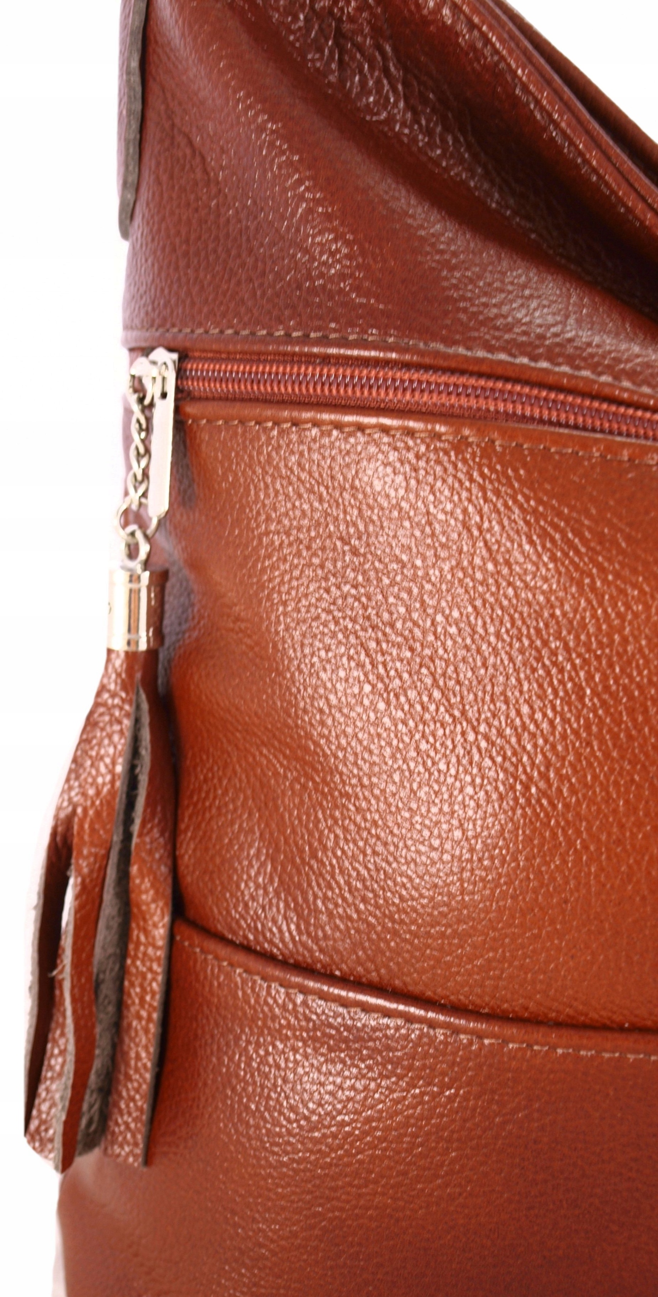 Torebka Skórzana Worek Skóra Naturalna Listonoszka Płeć kobieta