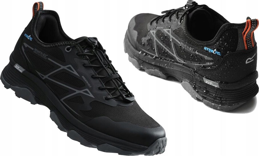 Męskie buty trekkingowe Regatta RMF867 800 czarny 45