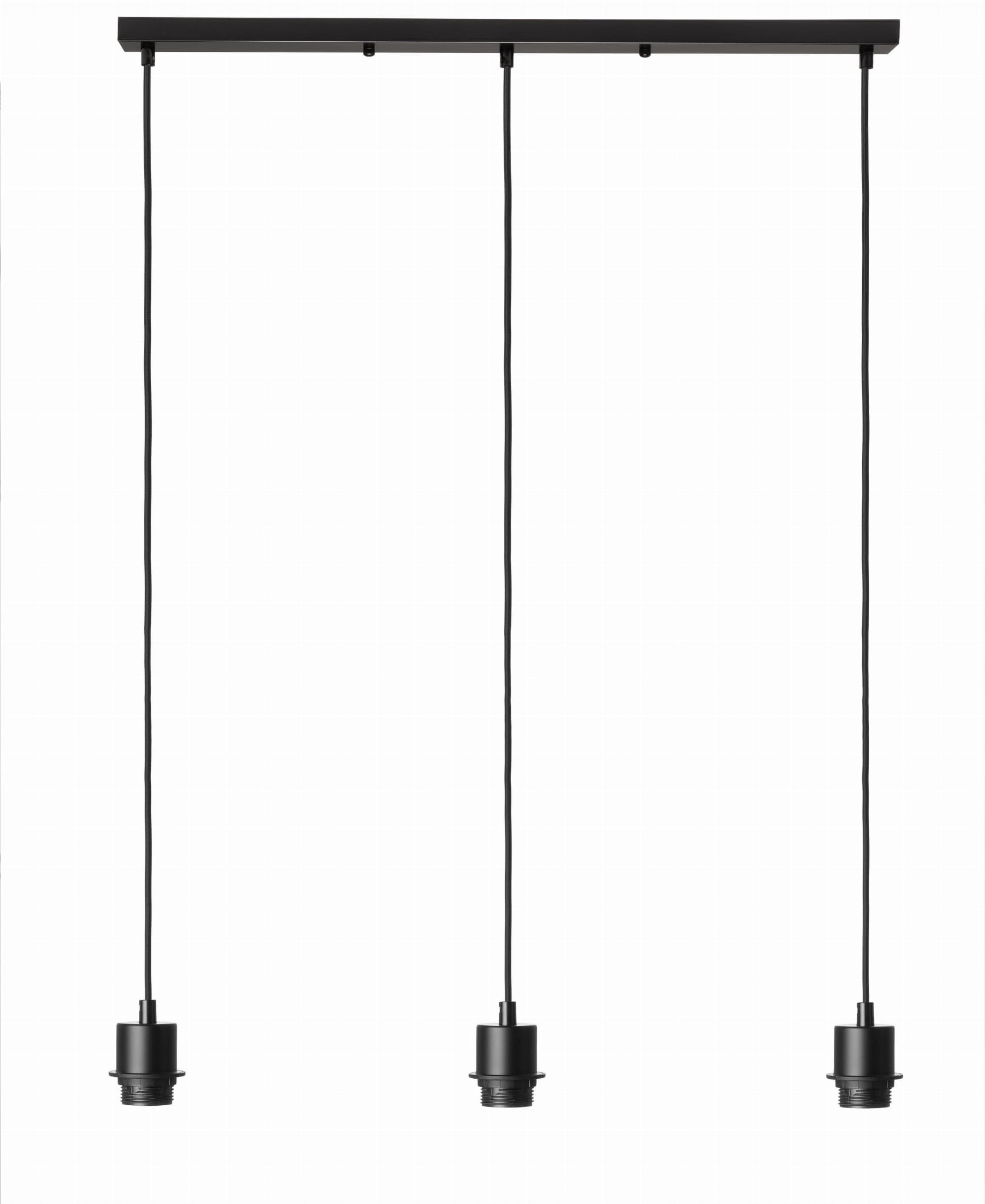 

Lampa wisząca listwa potrójna wisząca gwint E27