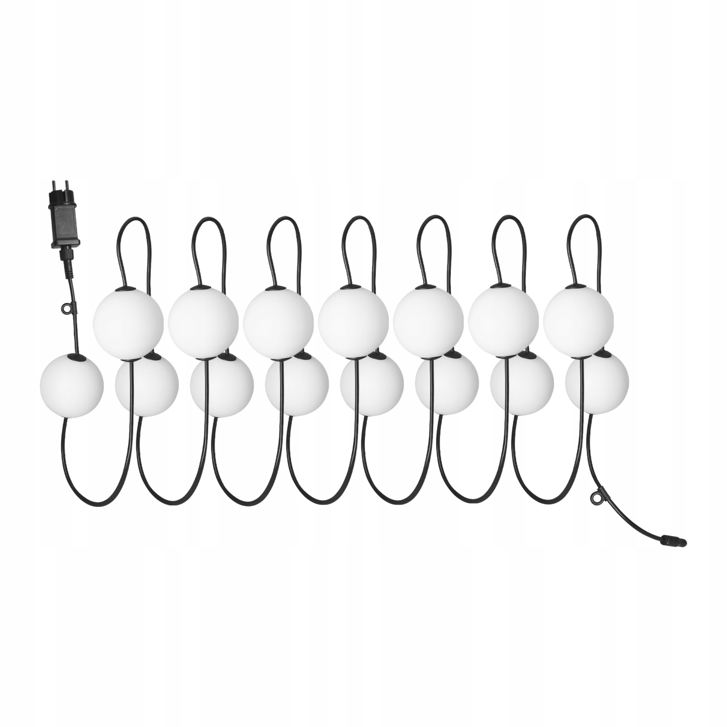 Osvětlovací girlanda 15 x 1 W, 15 x 60 lm, 2500 K, 10,5 m