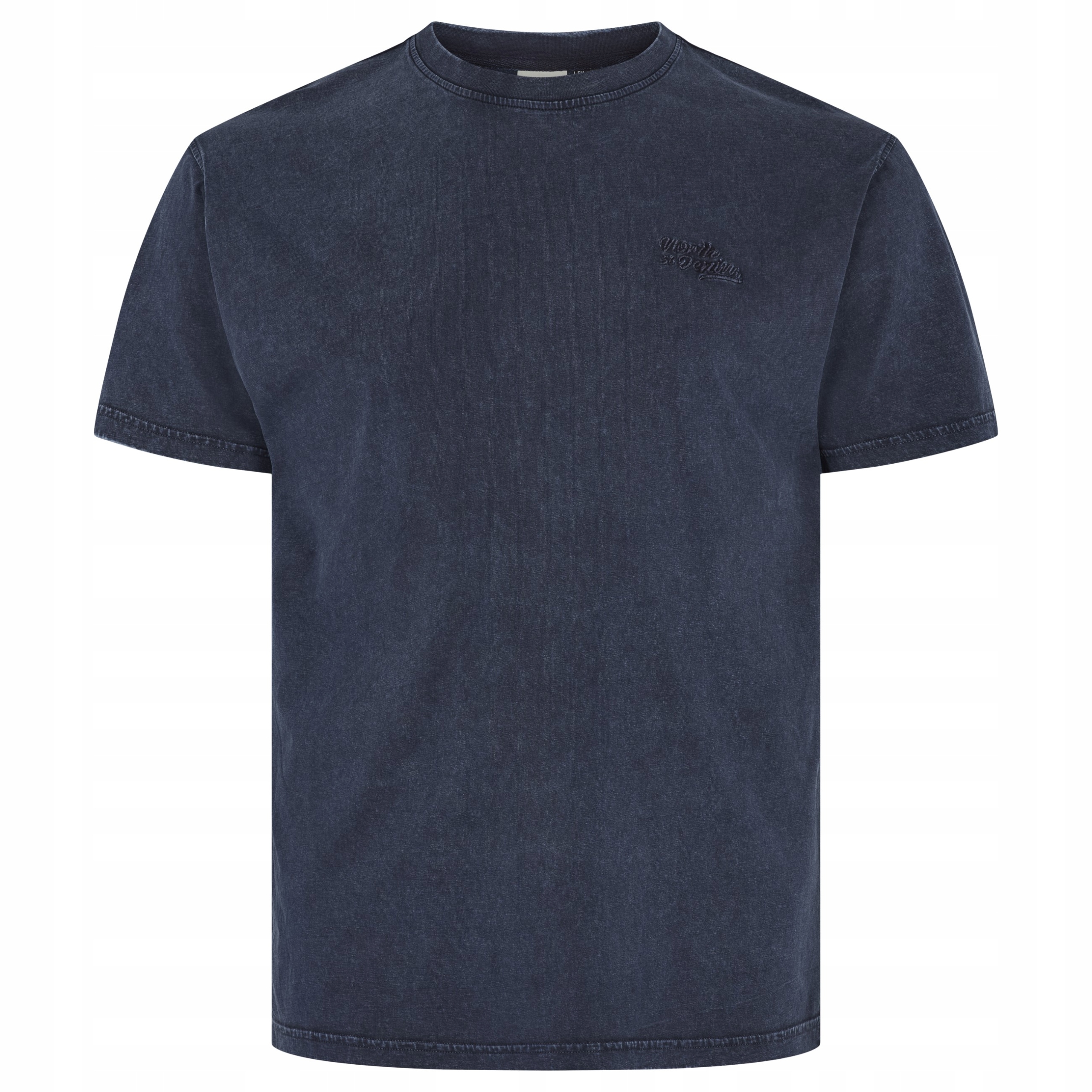 North 56 Denim Tričko Tričko Velké Velikosti, Modrá 3XL