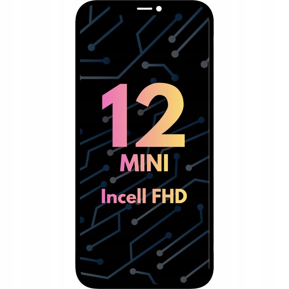 LCD displej pro iPhone 12 Mini náhrada Incell Fhd těsnění