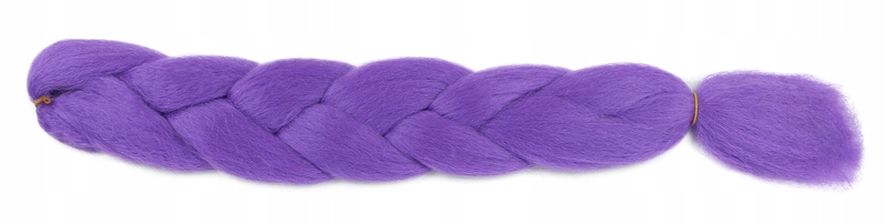 Włosy SYNTETYCZNE do warkoczyków KOLOROWE warkoczyki DOCZEPIANE ŚWIECĄCE Typ włosów syntetyczne