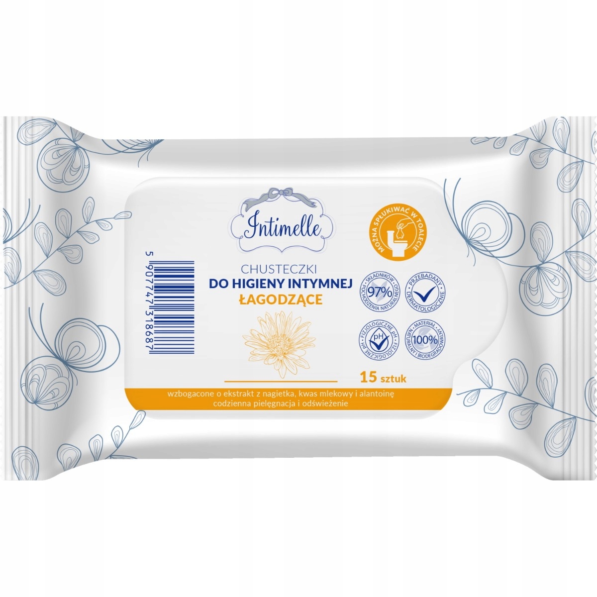 

Intimelle Chusteczki Do Higieny Intymnej 15 szt.