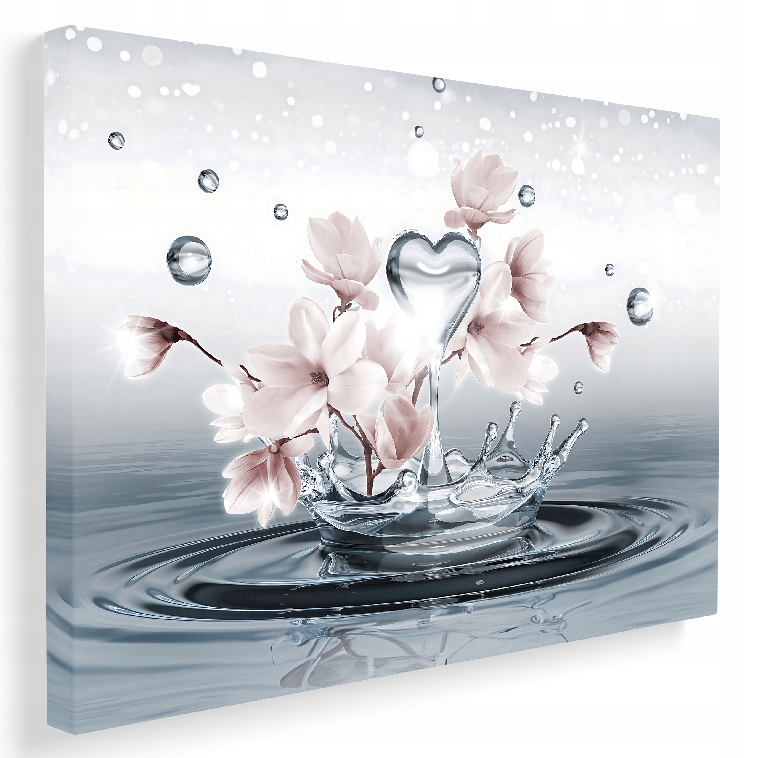 Obraz Do Sypialni Salonu Kwiaty 3D Nowoczesny Na Płótnie Duży 140x100 cm