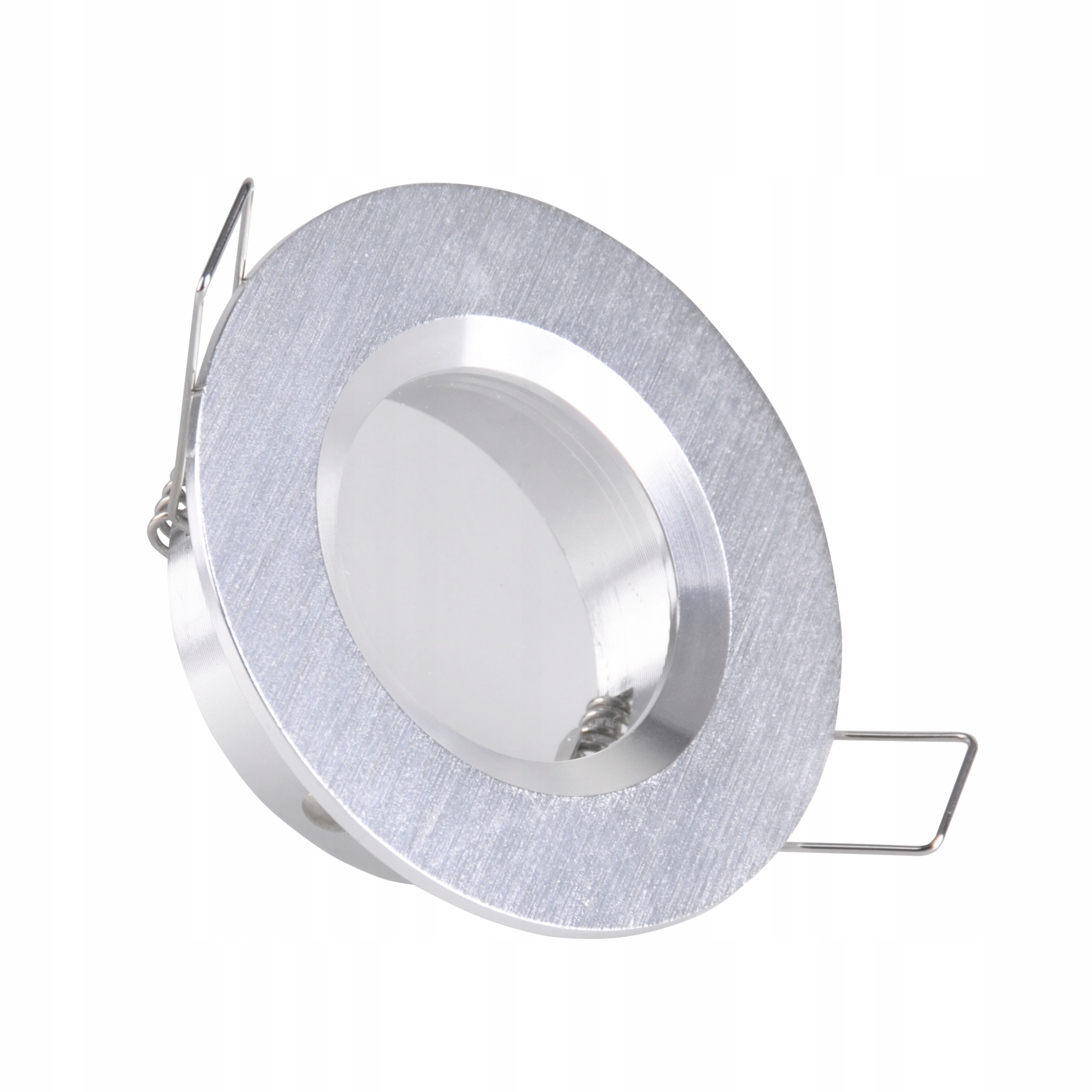 Oczko wpuszczane MR16 SREBRNA szczotkow BORAS IP44