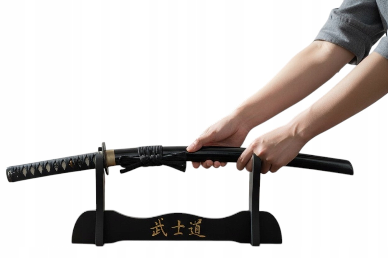 Stojak Bushido pojedynczy do ekspozycji mieczy japońskich katana, GXWOOD-01