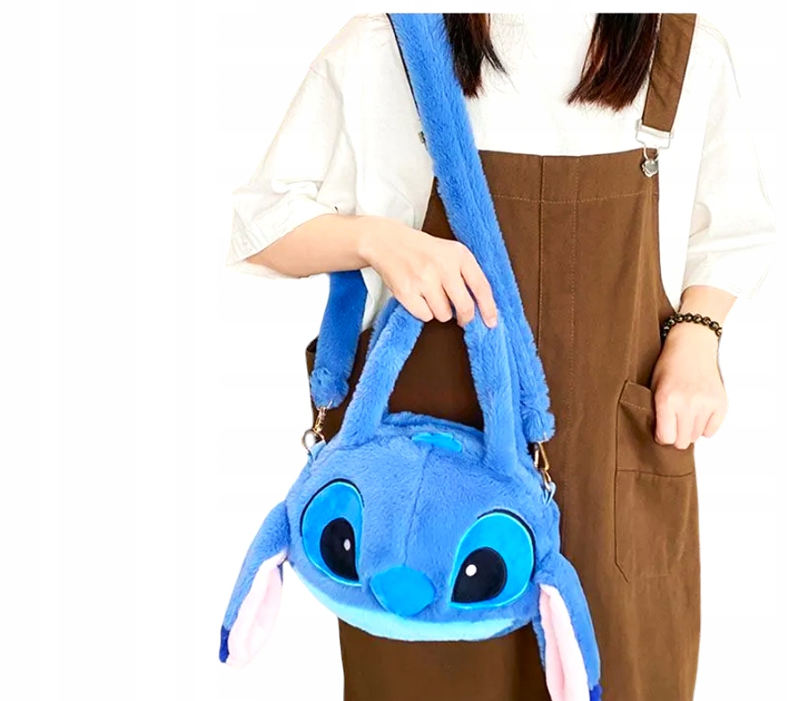 TOREBKA LILO I STICH PLUSZOWA TORBA MASKOTKA MIS PLUSZAK STICZ NA PREZENT Materiał dominujący poliester