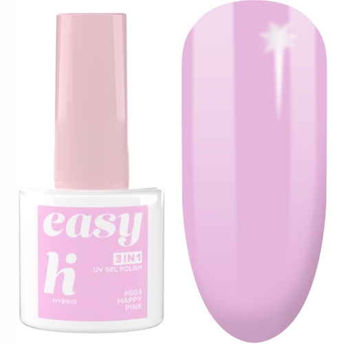 

604 Hi Hybrid Lakier Hybrydowy 3W1 Happy Pink