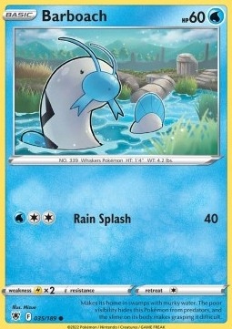 Karty Pokemon (asr 035) Barboach (r)