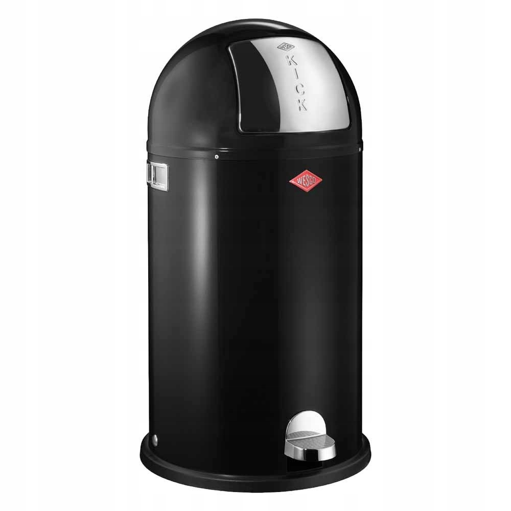 Wesco Kosz na śmieci 40l KickBoy czarny Niemiecki