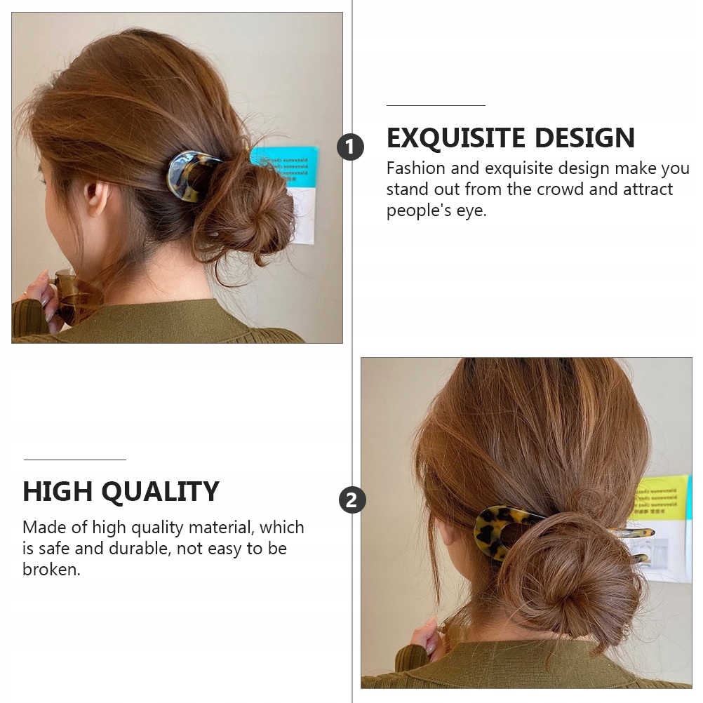 2szt Leopard Pattern Widelce do włosów Spinki do Kod producenta 556555566