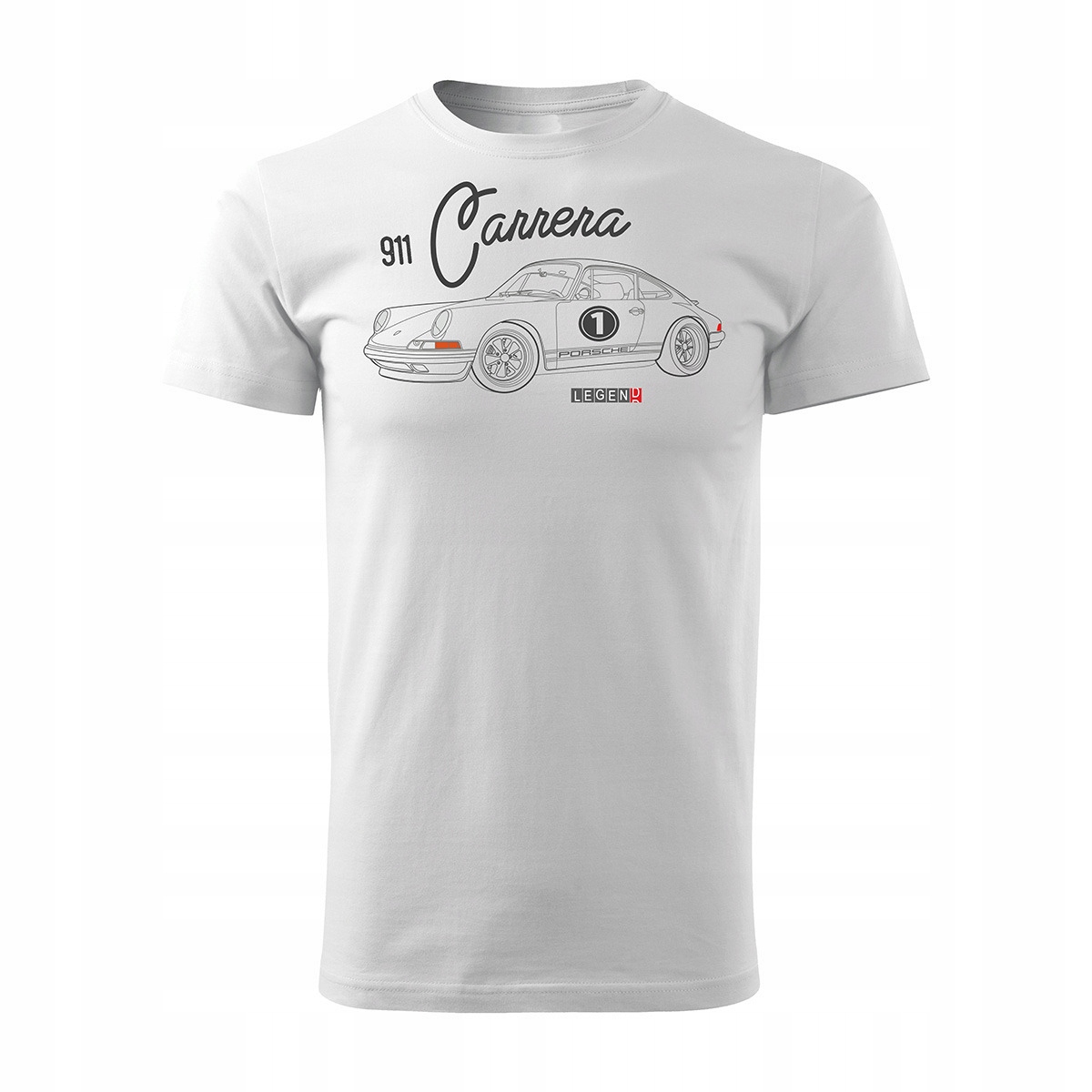 

Koszulka z Porsche Carrera 911 męska biała