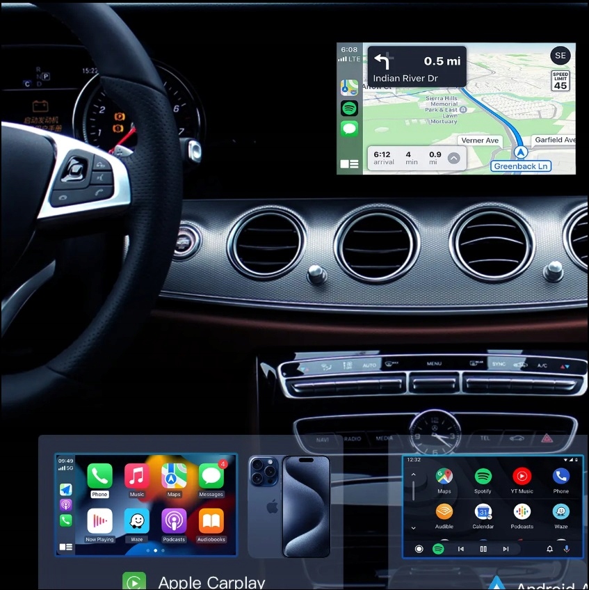Mercedes Benz Ntg 5.0/5.1 Modul Apple Carplay Android Auto Wifi Usb