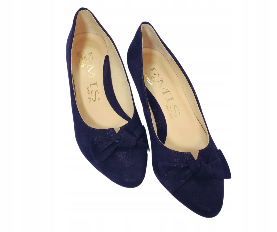 Dámské tmavě modré lodičky Emis Sat 7289 vel 37