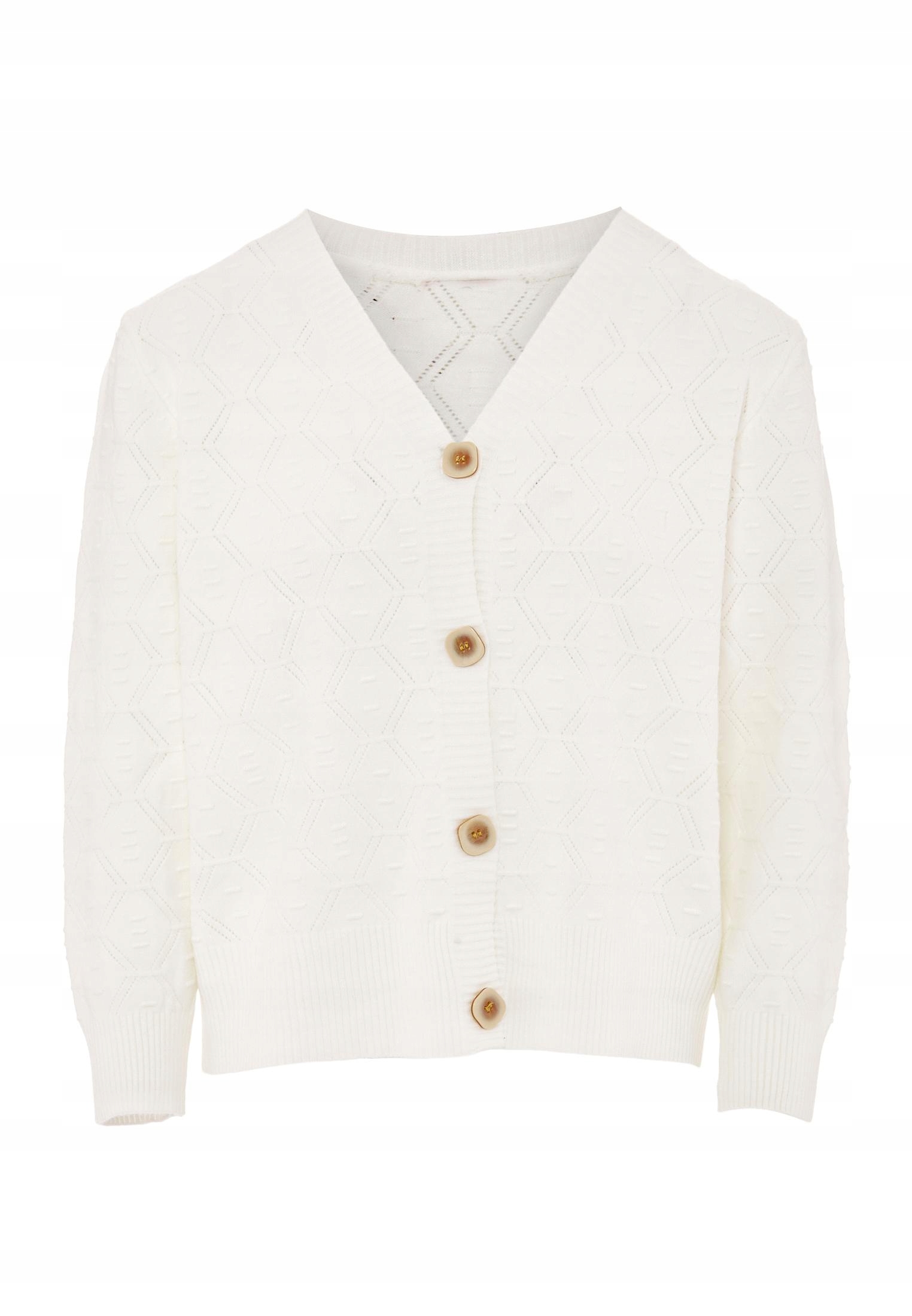 Ciaga damski kardigan - biały, XS/S