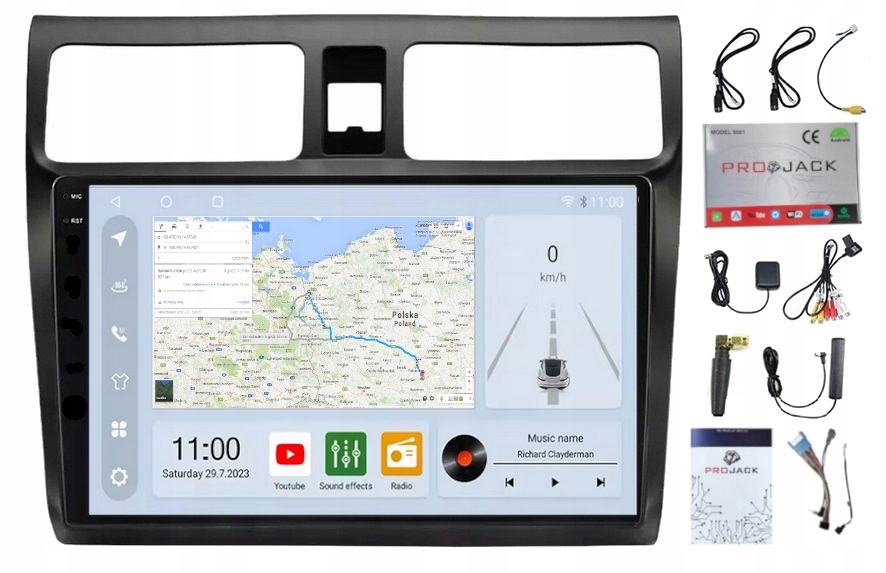 Gps A Android Rádio Suzuki Swift 2004-2010 Wifi Carplay 8/256 Gb Modem Sim