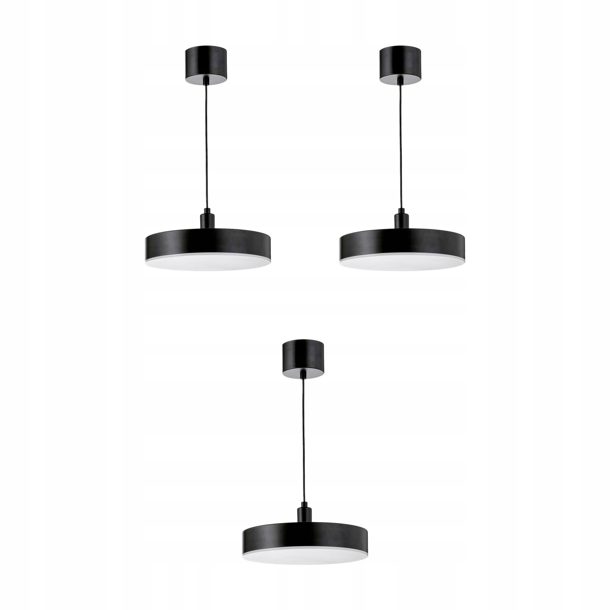 3 szt. Lampa Wisząca Przyciemniana Bezprzewodowa 1000 lm