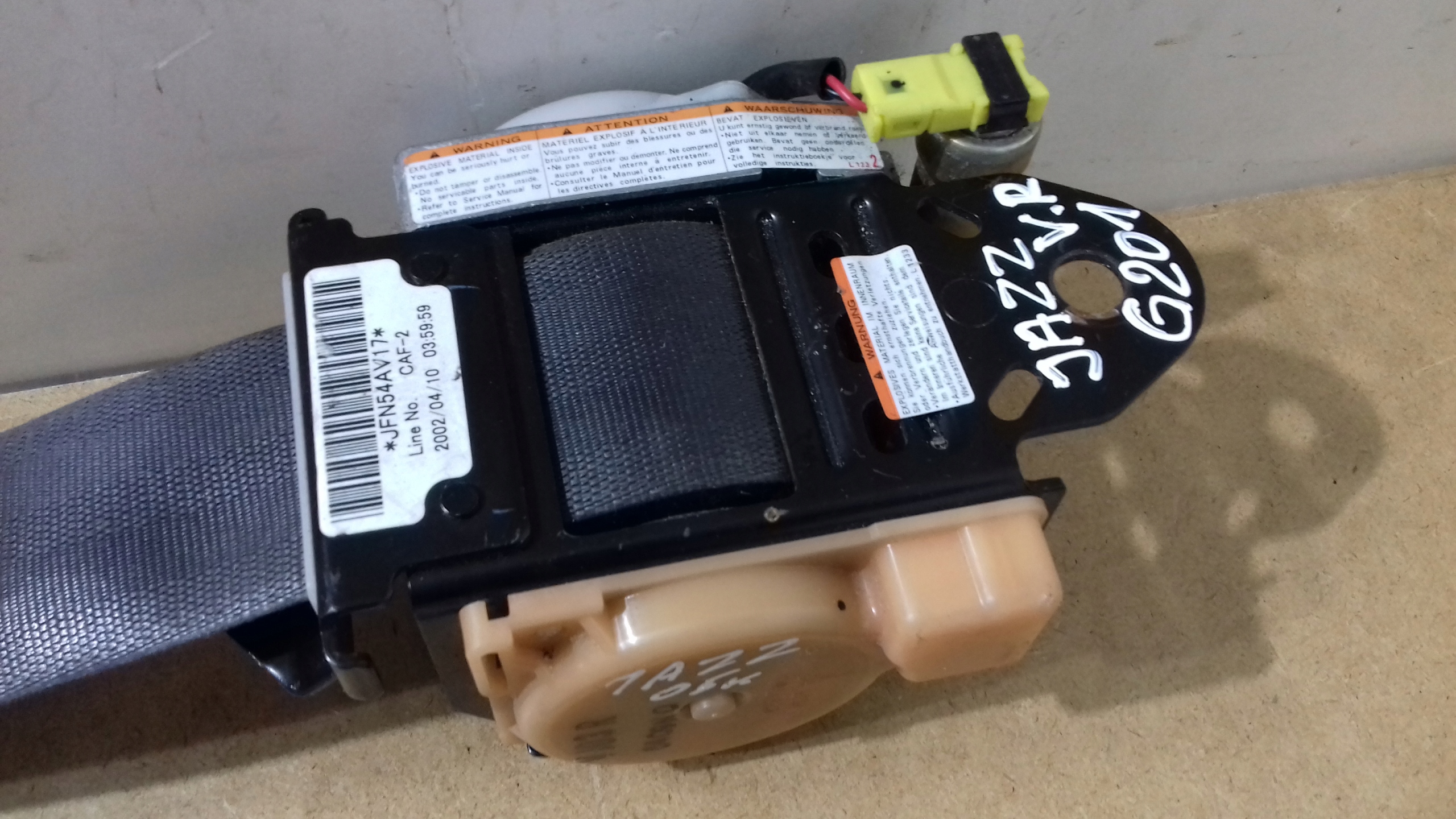 HONDA JAZZ Gurten Sicherheits TK-A73-EJ409 rechts