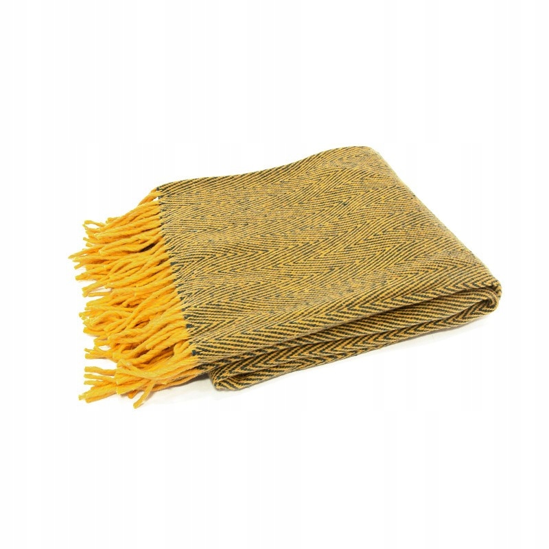 

pled w jodełkę żółty wełna merino
