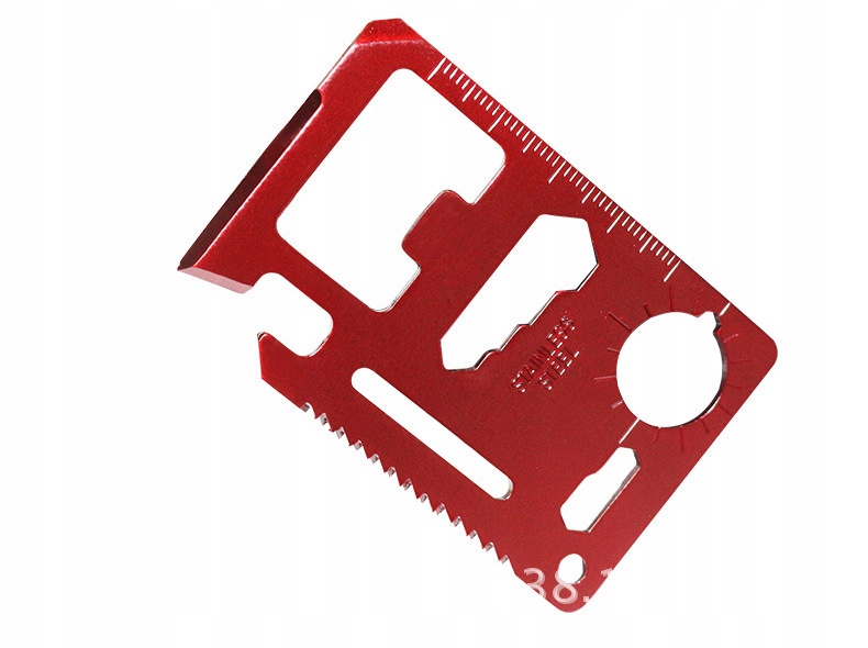 

Karta Przeżycia Survival Scyzoryk Bear Czerwona