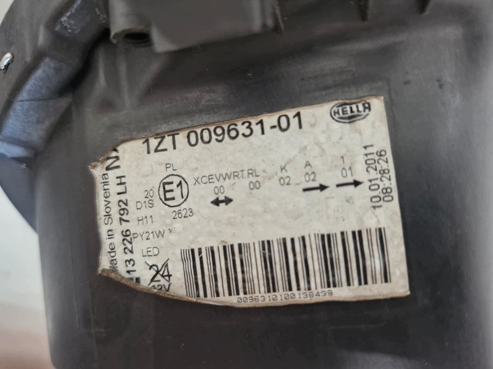 light left Opel Insignia A Przedlift Bi-Xenon LED