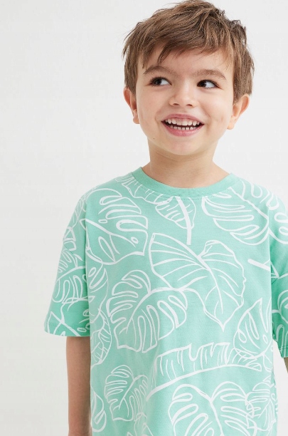 

H&m T-shirt z nadrukiem roz 110-116 cm