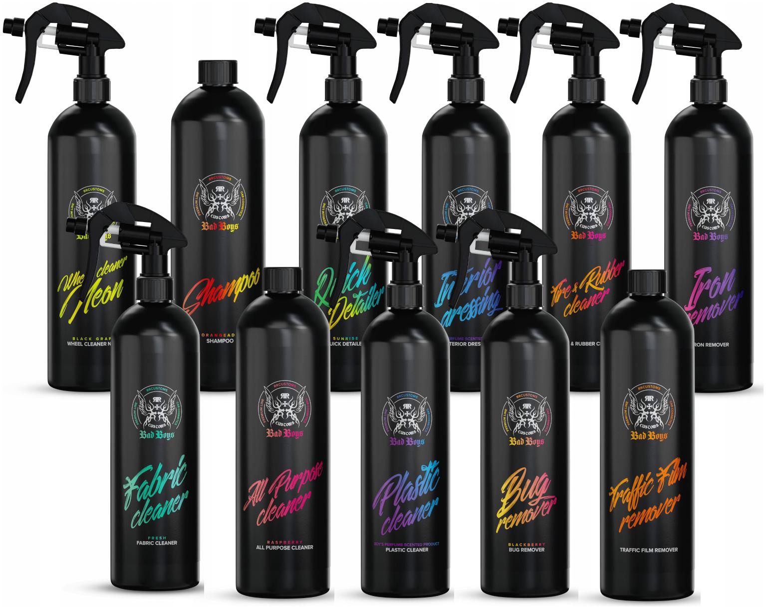 RR Customs RRC Bad Boys Mega Zestaw Kosmetyków Do Auta Detailing Prezent