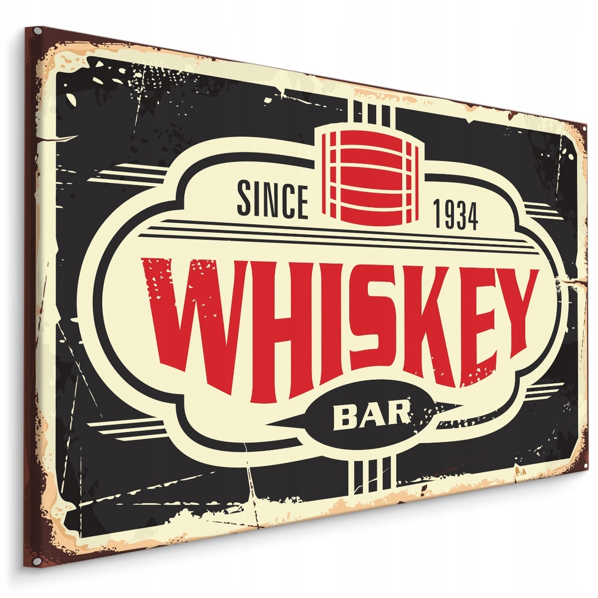 

Obraz na Płótnie Napisy Whiskey Bar Vintage 120x80
