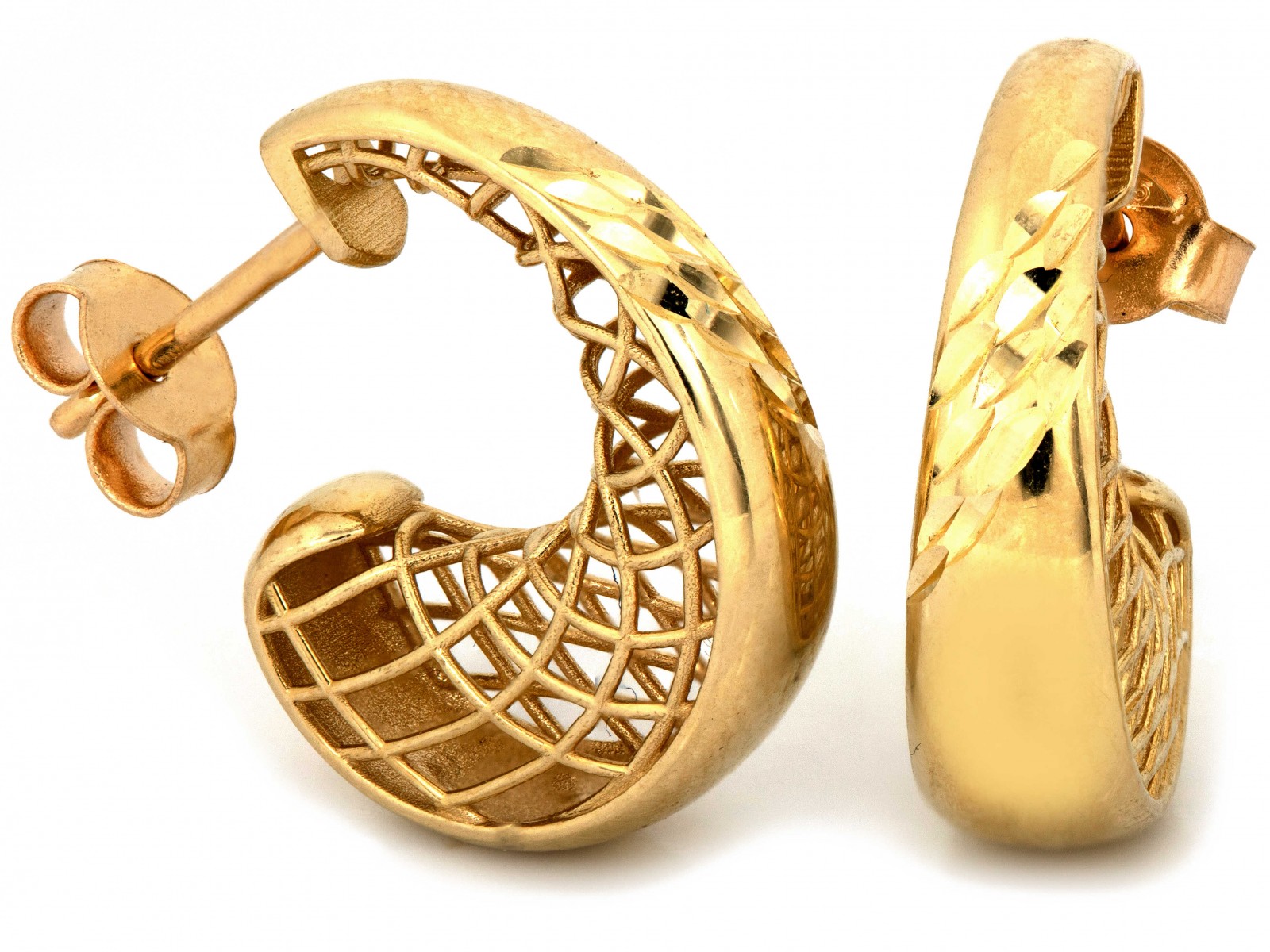 Dámské zlaté Náušnice 585 pro ni a maminku