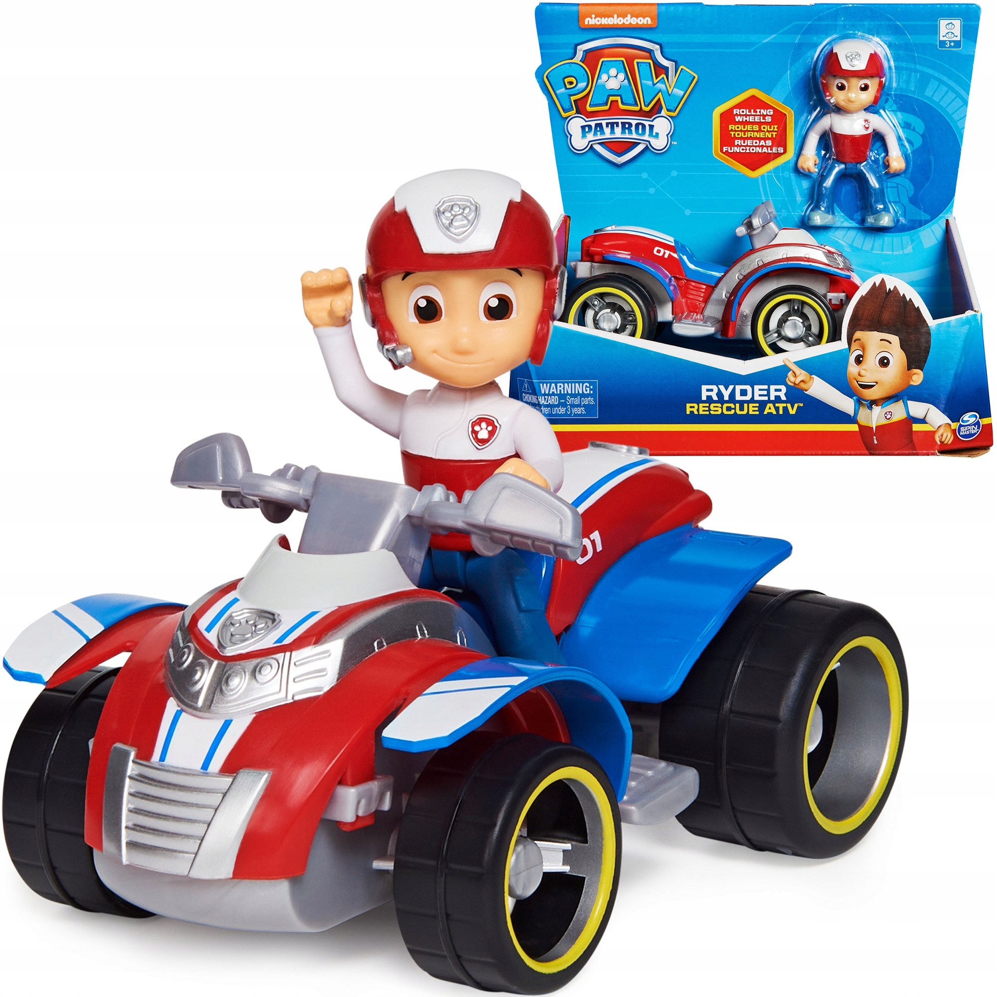 

Psi Patrol Figurka Ryder Quad Pojazd Ratunkowy