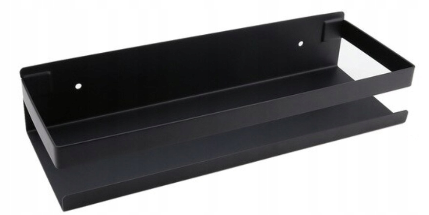 PÓŁKA KUCHENNA NA PRZYPRAWY WISZĄCA CZARNA LOFT Marka inna