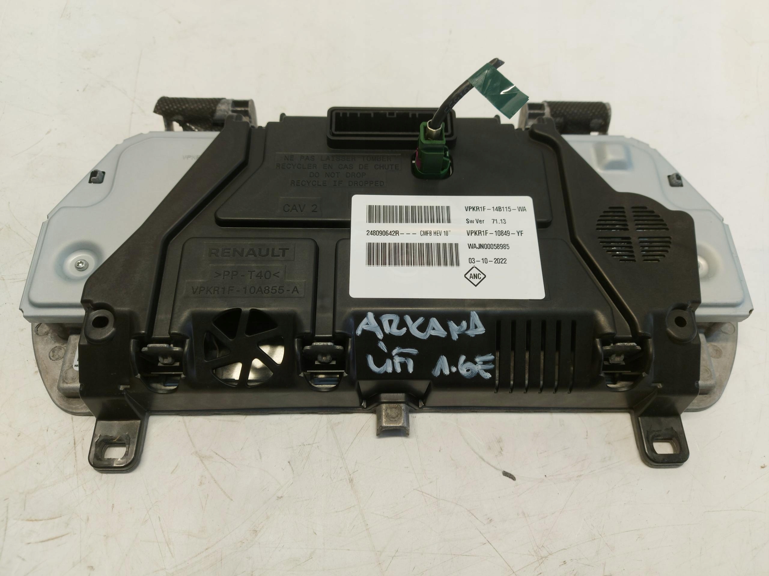 renault ARKANA, спидометр часы 248090642r