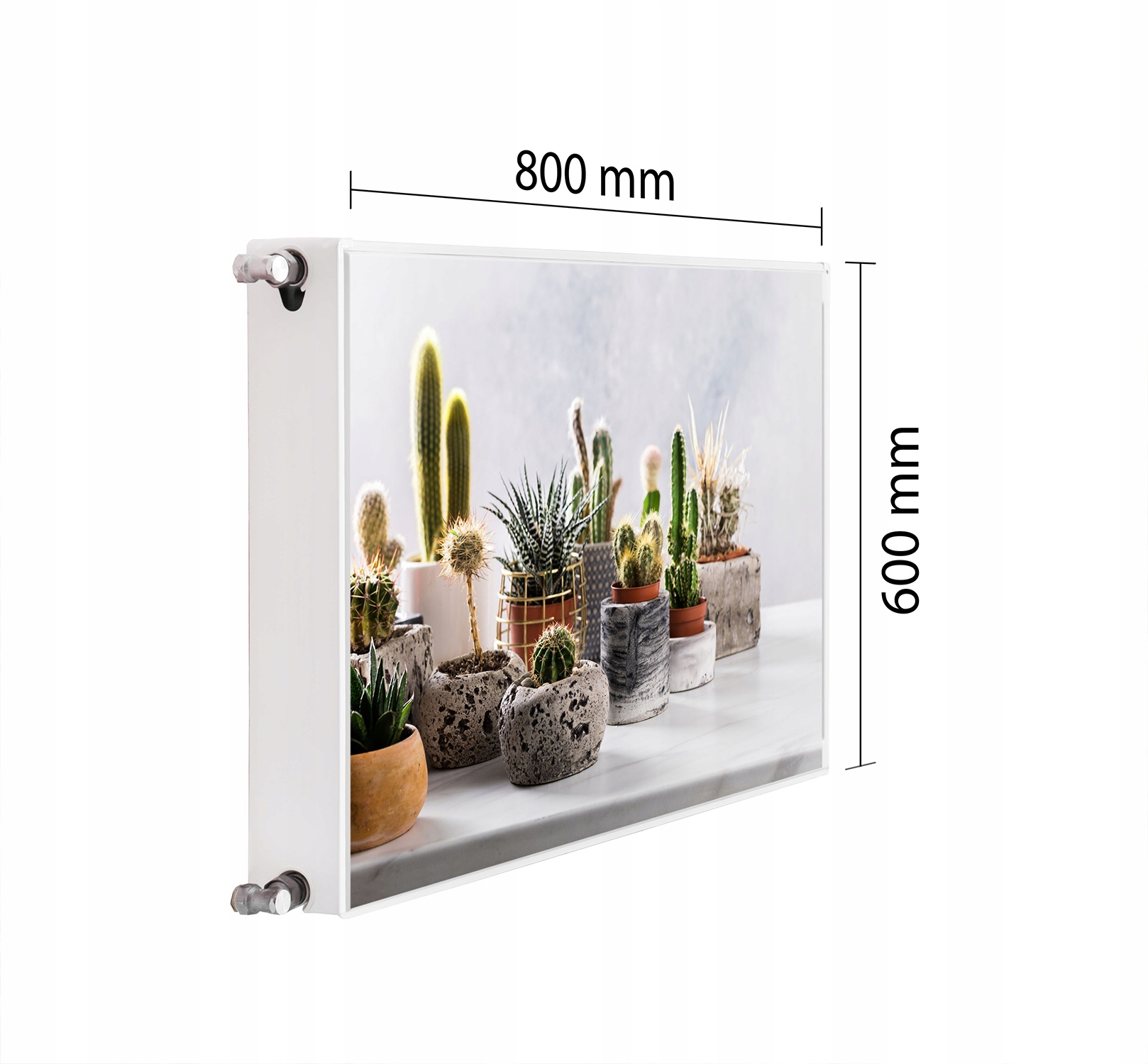 Magnetická Krytka Na Radiátor 80x60 Kaktusová Podložka Magnet