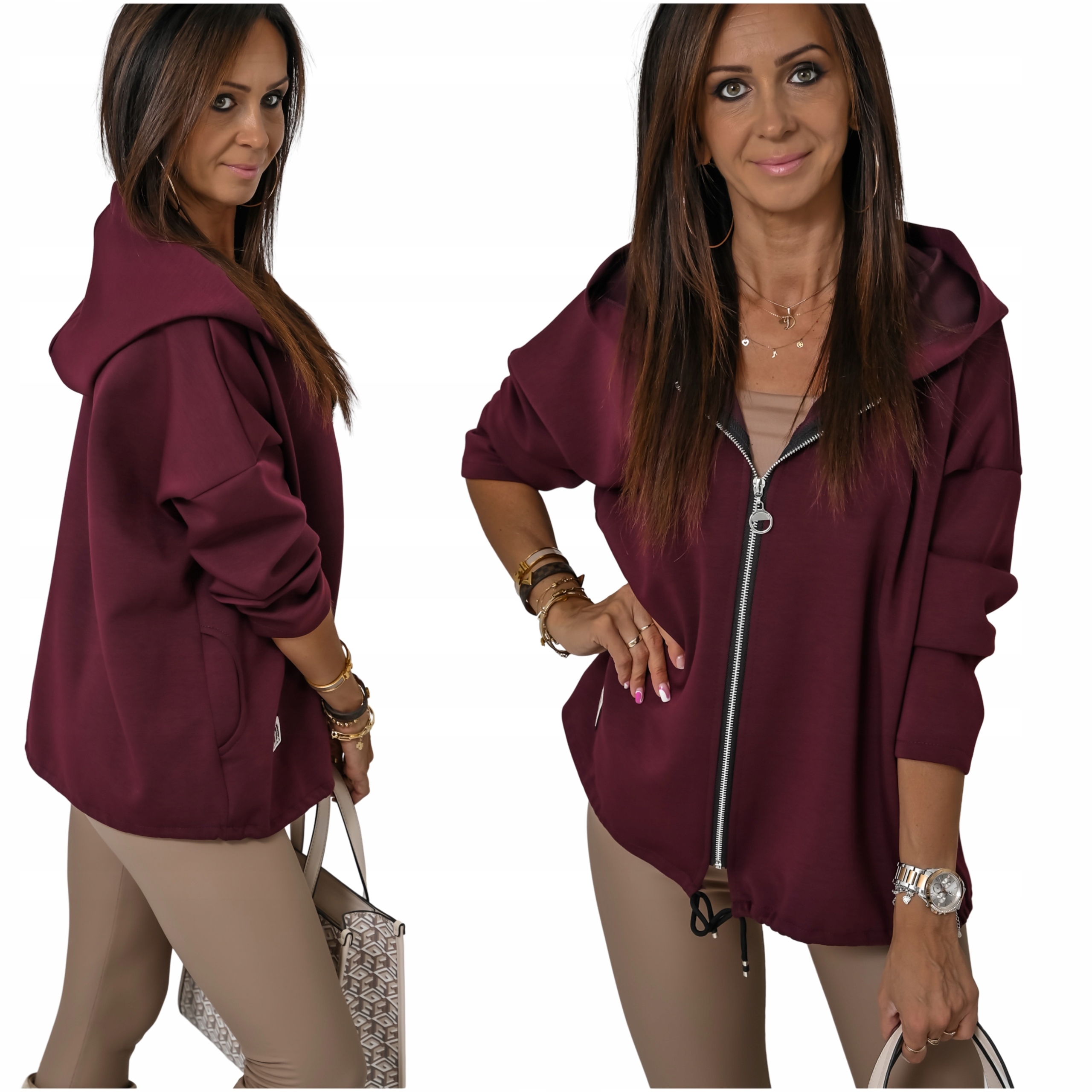 Luźna Oversizowa Bluza/narzutka Dean! WZ.3