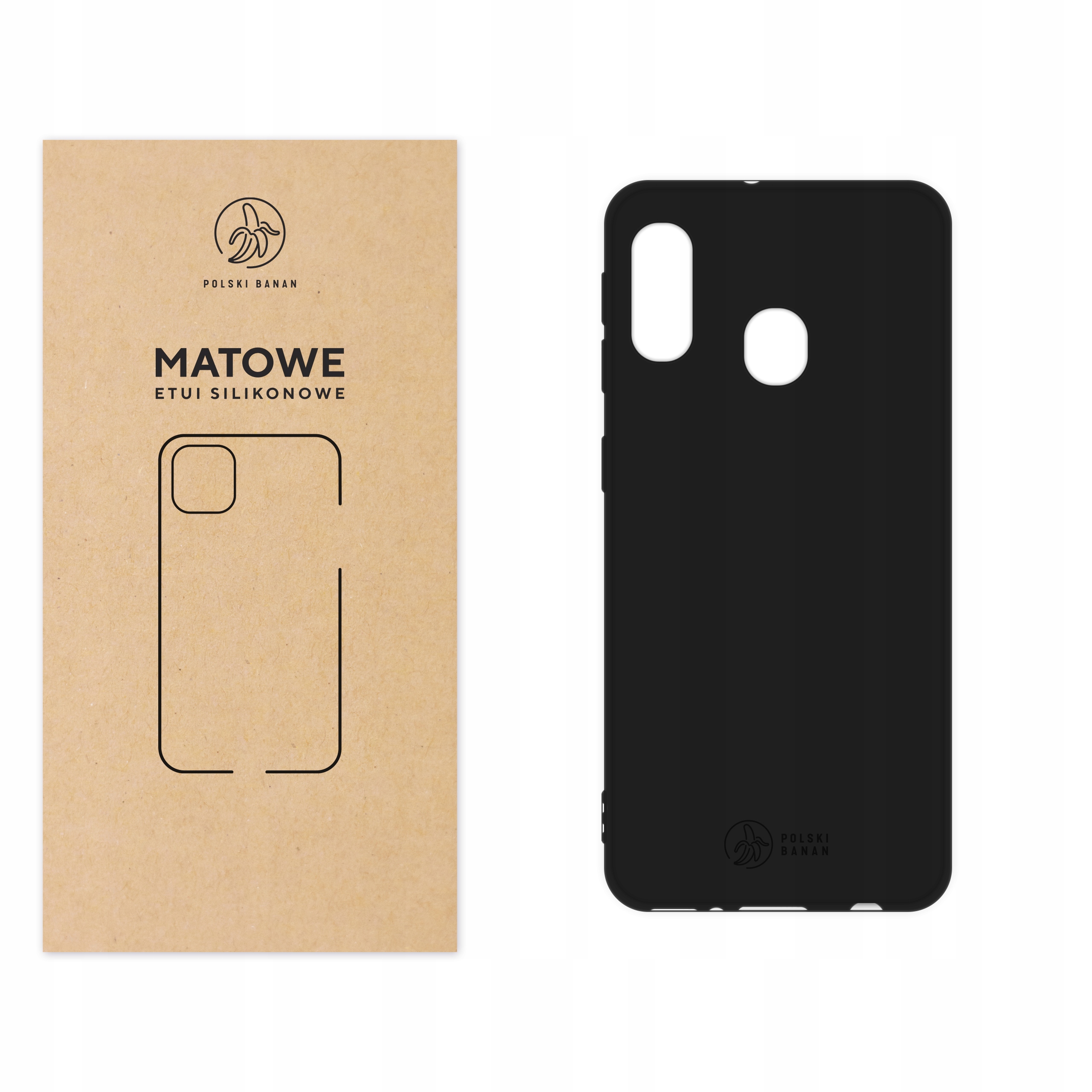 

Etui Matowe do Samsung A20e czarne