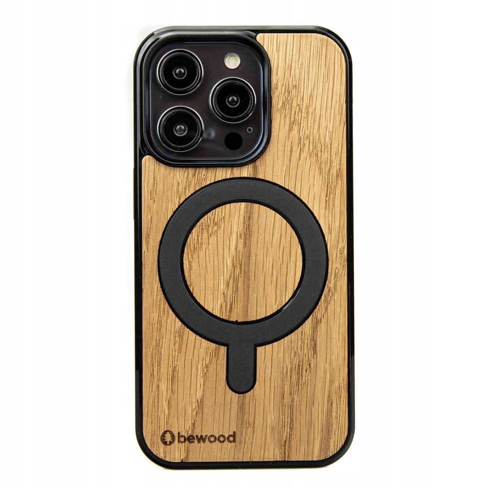 Dřevěné Pouzdro Bewood pro iPhone 15 Pro Dub s MagSafe