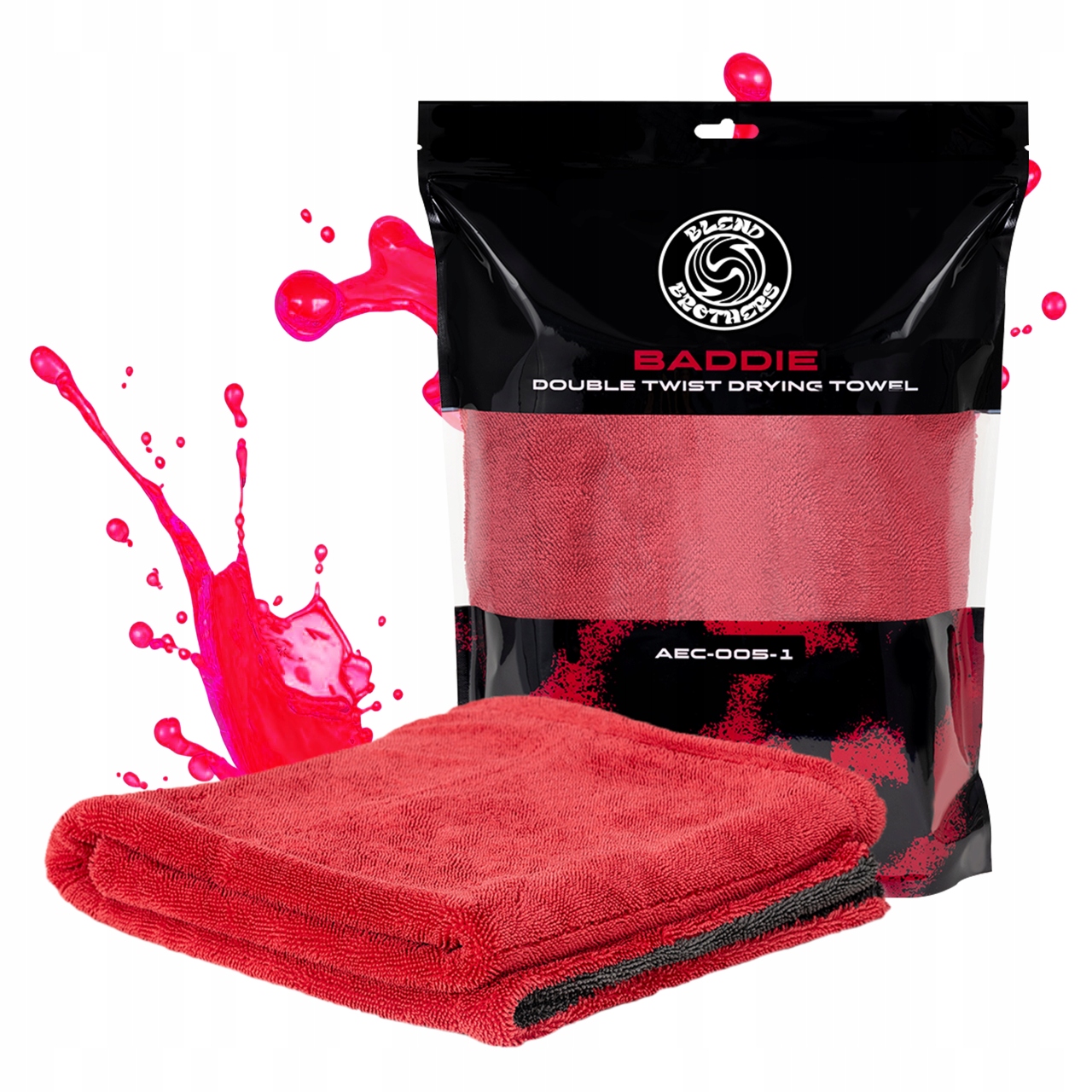 Ręcznik do Osuszania Auta z Mikrofibry Baddie BlendBrothers 60x90cm 1200gsm