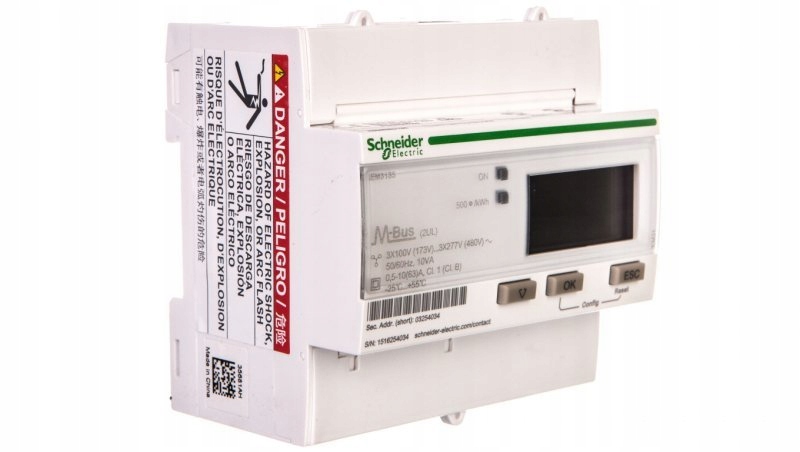 Schneider Licznik energii 1/3-fazowy 63A 100-277/173-480V iEM3135 A9MEM3135