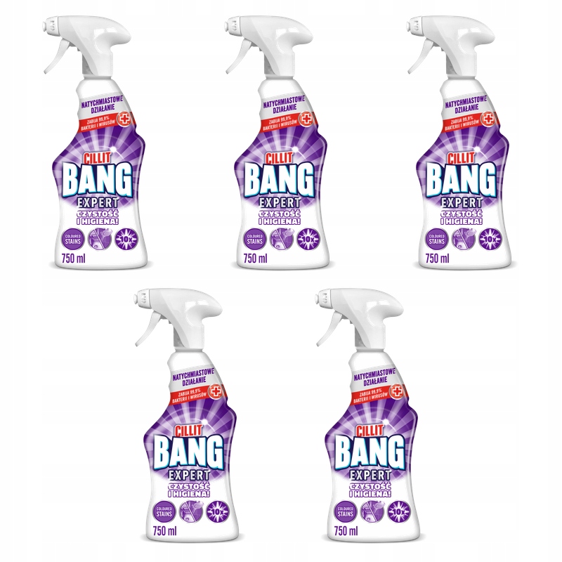 Cillit Bang bělící a hygienický sprej 750 ml X5
