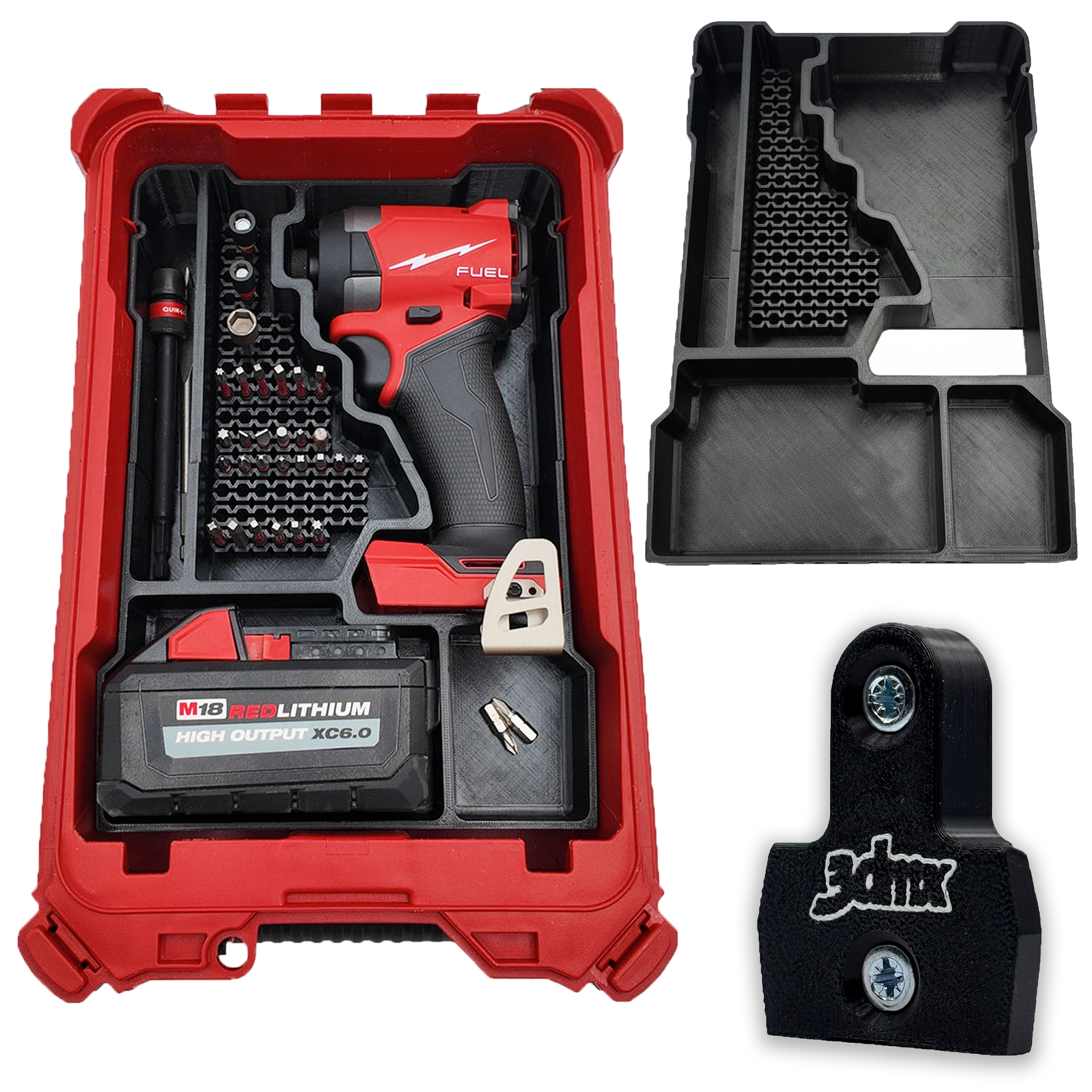 Organizer Wkładka Milwaukee Packout Do M18 ONEID3 FID3 Zakrętarka