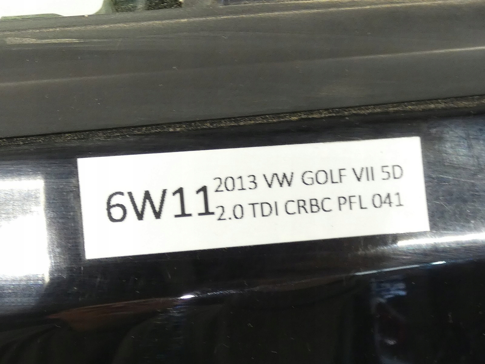 door left front left front VW GOLF VII 5D 5-door L041