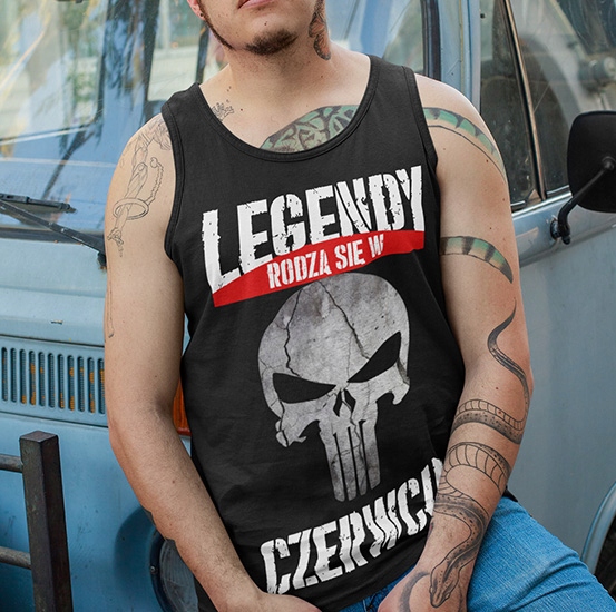 TANK TOP LEGENDY PUNISHER Marka inna